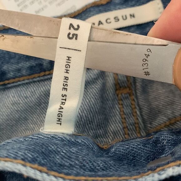 Pacsun high rise straight jeans - Picture 3 of 6